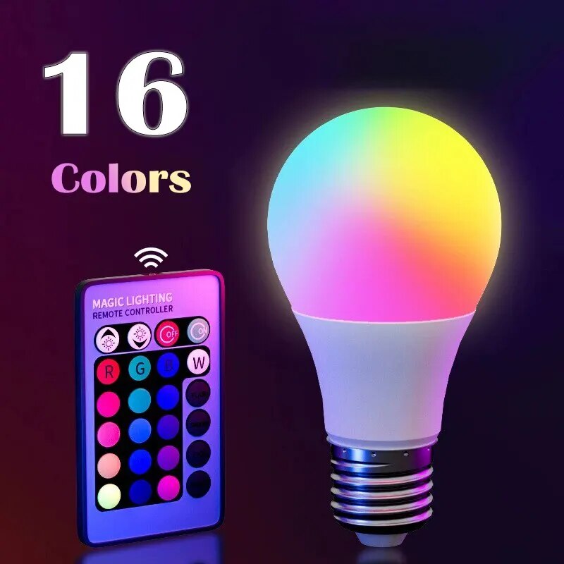 Electronics Gadgets For Home - 16 цветов RGB лампа светодиодная многоцветная