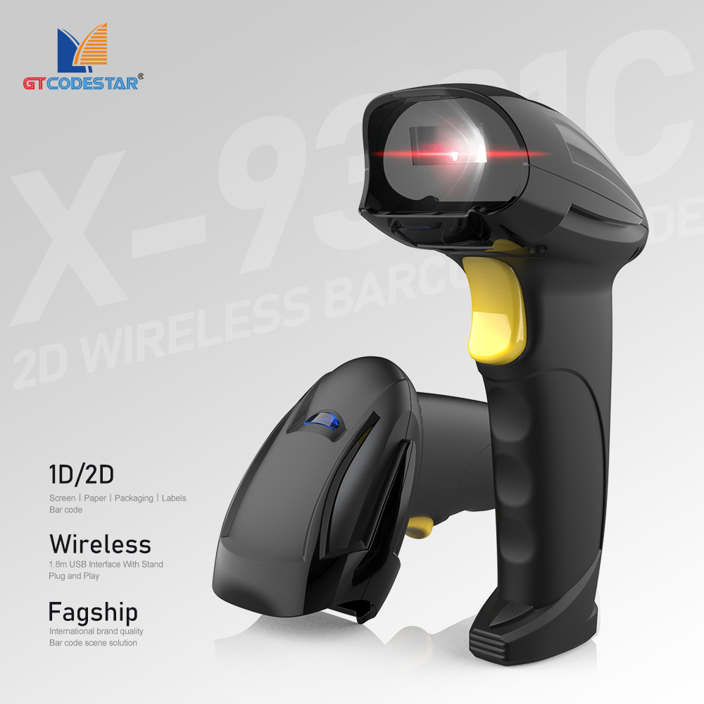Barcode Scanner Wireless - GTCODESTAR X-9301C Складская передача на большие