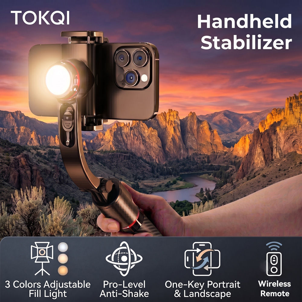 Auto Tracking Tripod - Стабилизатор TOKQI Gimbal с защитой от