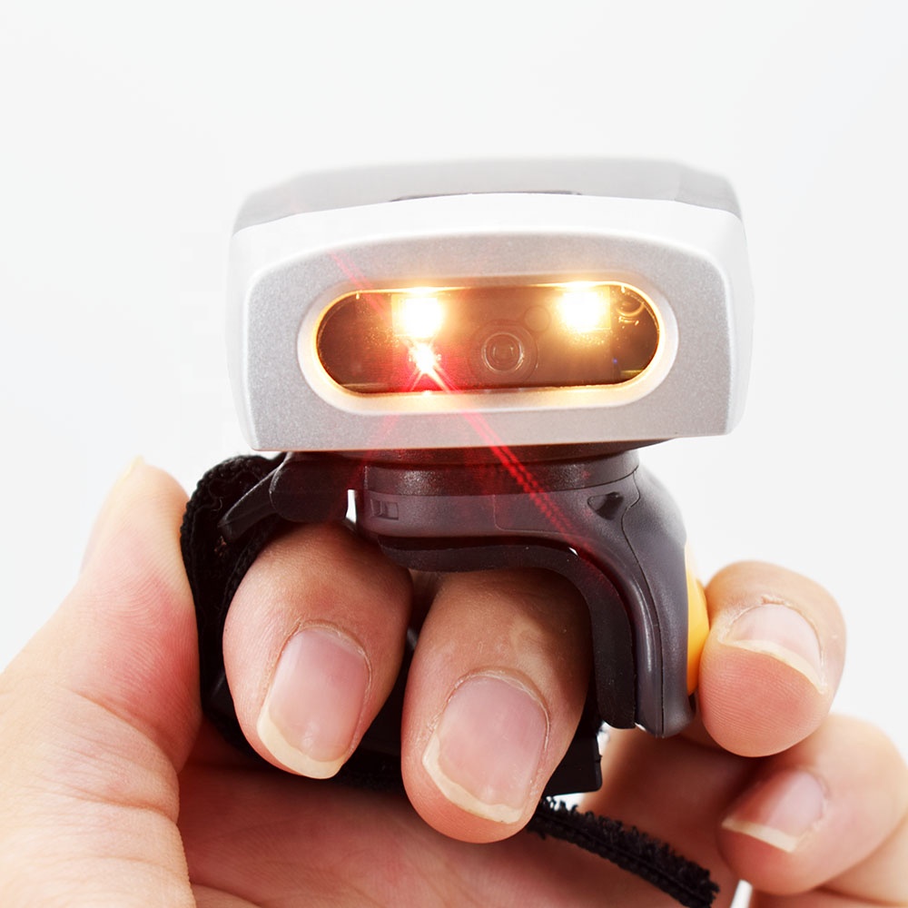 Barcode Scanner Wireless - Портативный беспроводной 2D-сканер штрих-кодов на палец
