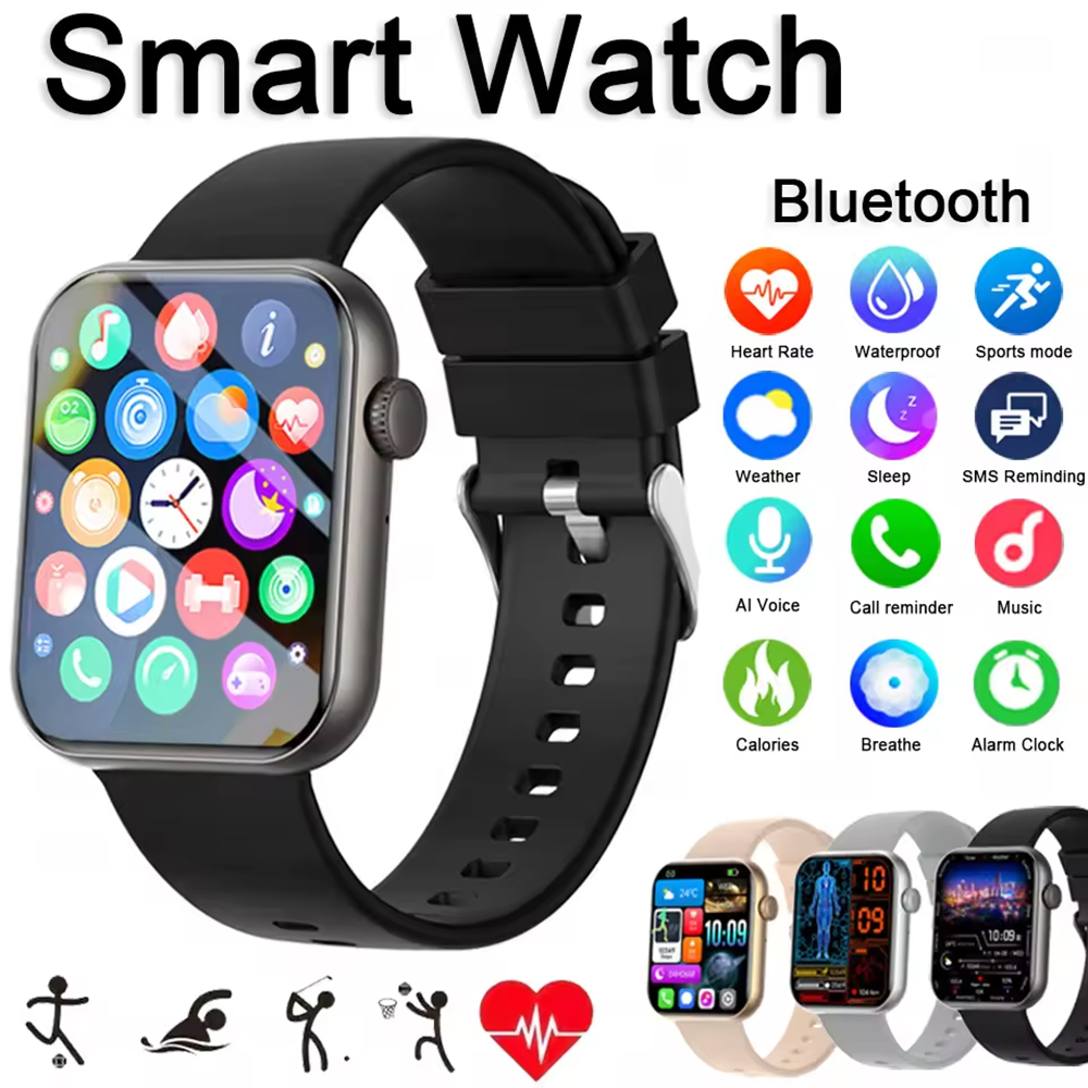 Electronics Gadgets For Home - Мужские умные часы-трекер фитнес-активности с Bluetooth-вызовами,