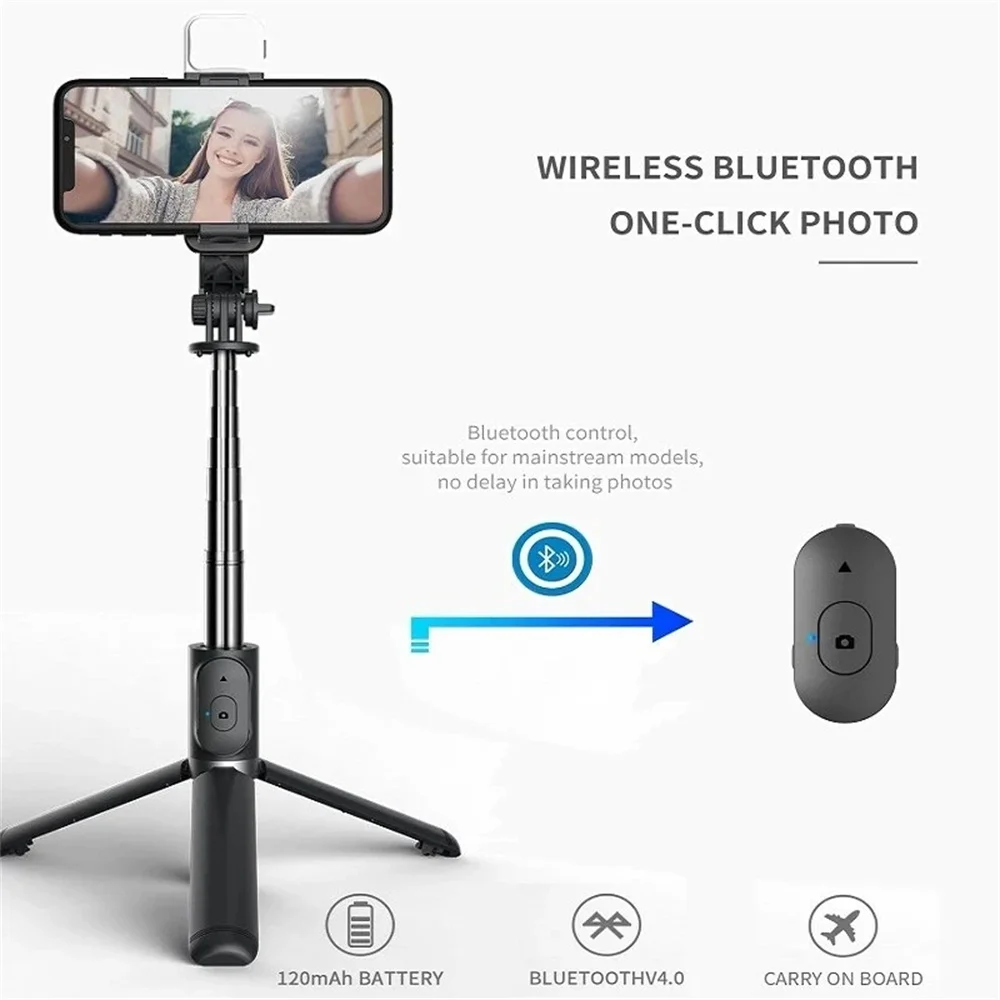 Auto Tracking Tripod - Штатив-монопод для селфи с беспроводным Bluetooth-пультом,