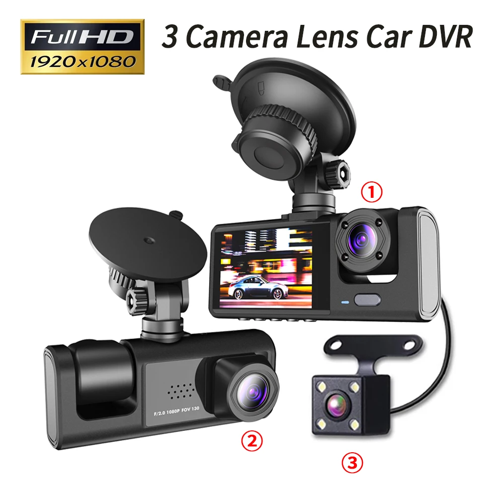 2,0 дюймовый автомобильный вид – обзор и цена Panoramic Dash Cam 360