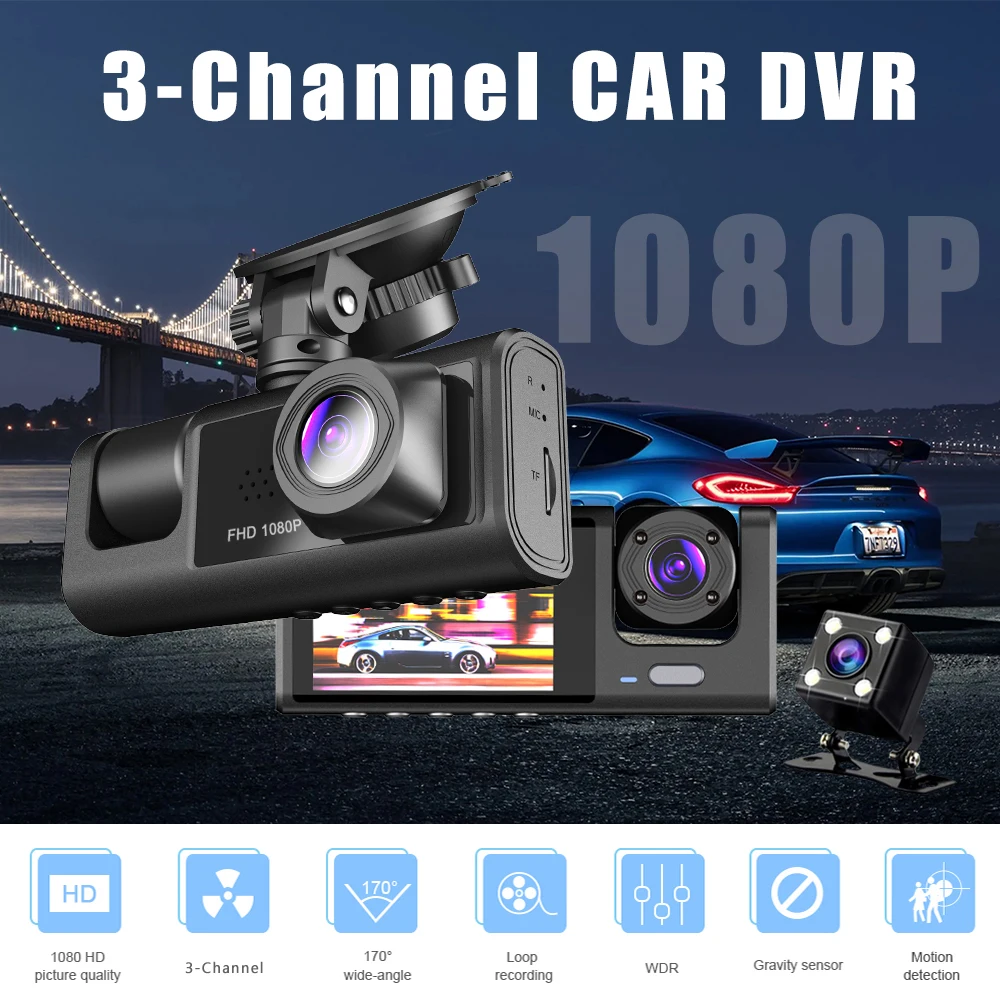 2,0 дюймовый автомобильный вид – обзор и цена Panoramic Dash Cam 360