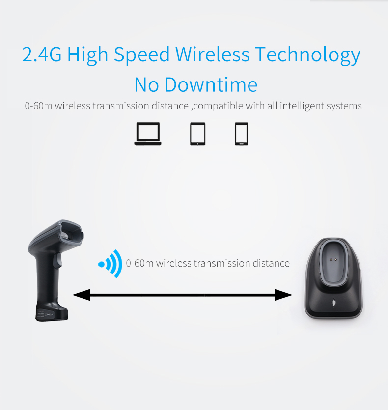 Беспроводной сканер штрих-кода – обзор и цена Barcode Scanner Wireless