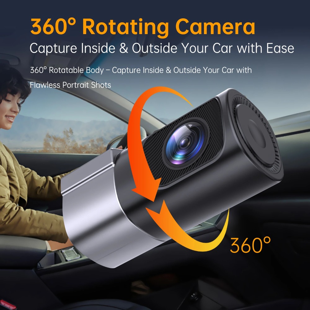 Мини-видеорегистратор 1080P Ul – обзор и цена Panoramic Dash Cam 360