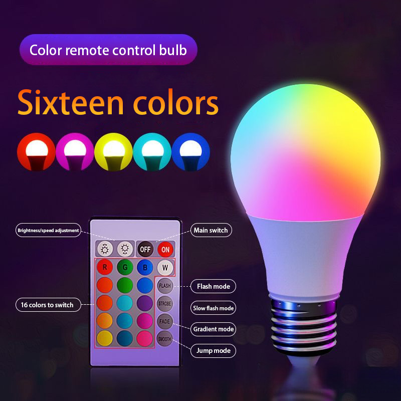 Светодиодная RGB-лампа E27 220 – обзор и цена Electronics Gadgets For Home