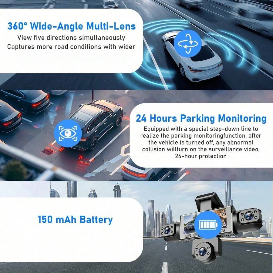 SKYWORTH SIDAKEYE 360 °   Пано – обзор и цена Panoramic Dash Cam 360