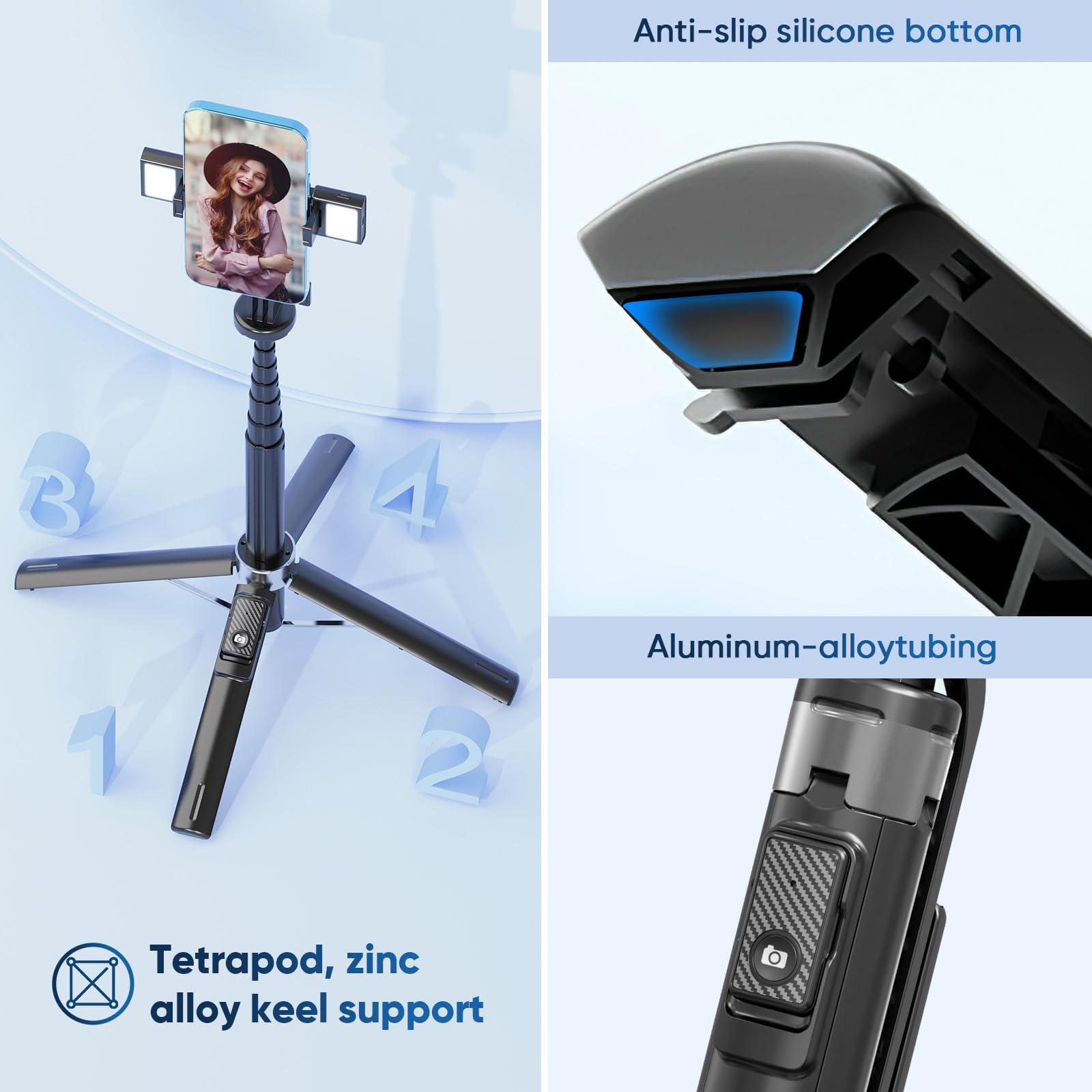 1300 мм беспроводной Bluetooth – обзор и цена Auto Tracking Tripod
