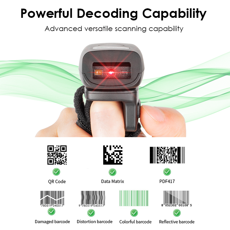 FS03 500 мАч Промышленный мини – обзор и цена Barcode Scanner Wireless