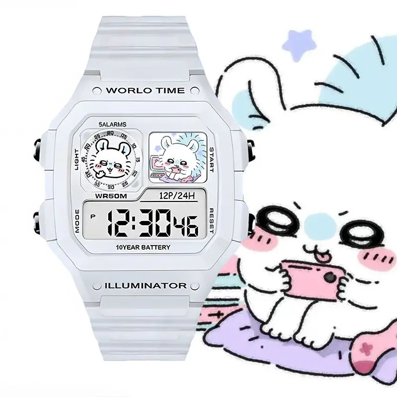 Цифровые часы Kawaii Chiikawa  – обзор и цена Electronics In Japan