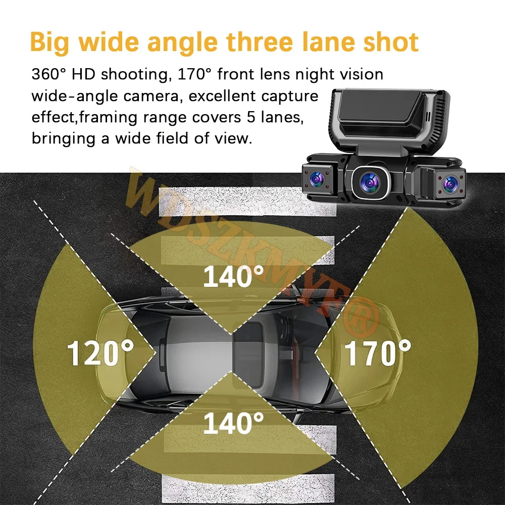 Видеорегистратор 360 градусов  – обзор и цена Panoramic Dash Cam 360